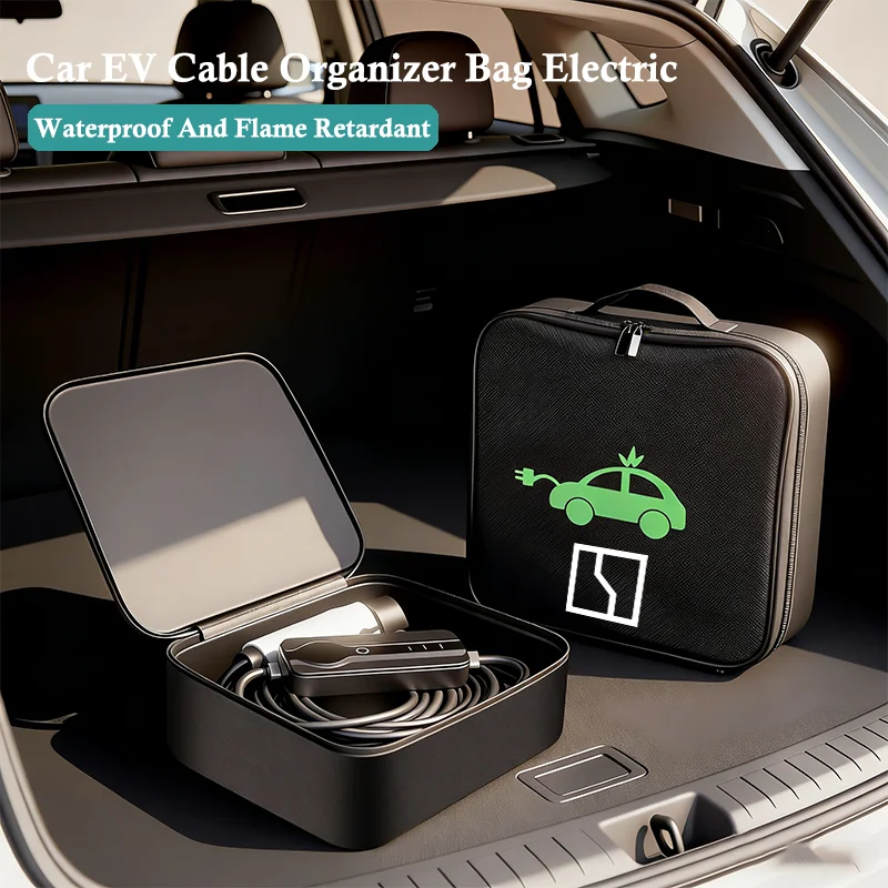 

EV Cable Organizer Bag Electric Car Trunk Cable Tools Pouch For Zeekr X 001 009 007 7X 9X X 007GT MIX 001FR 8X