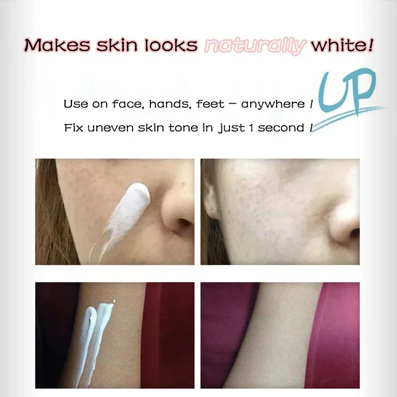 Corée Wlab-Crème pour le visage, blanc, rapide, éclaircissant la peau, base de maquillage