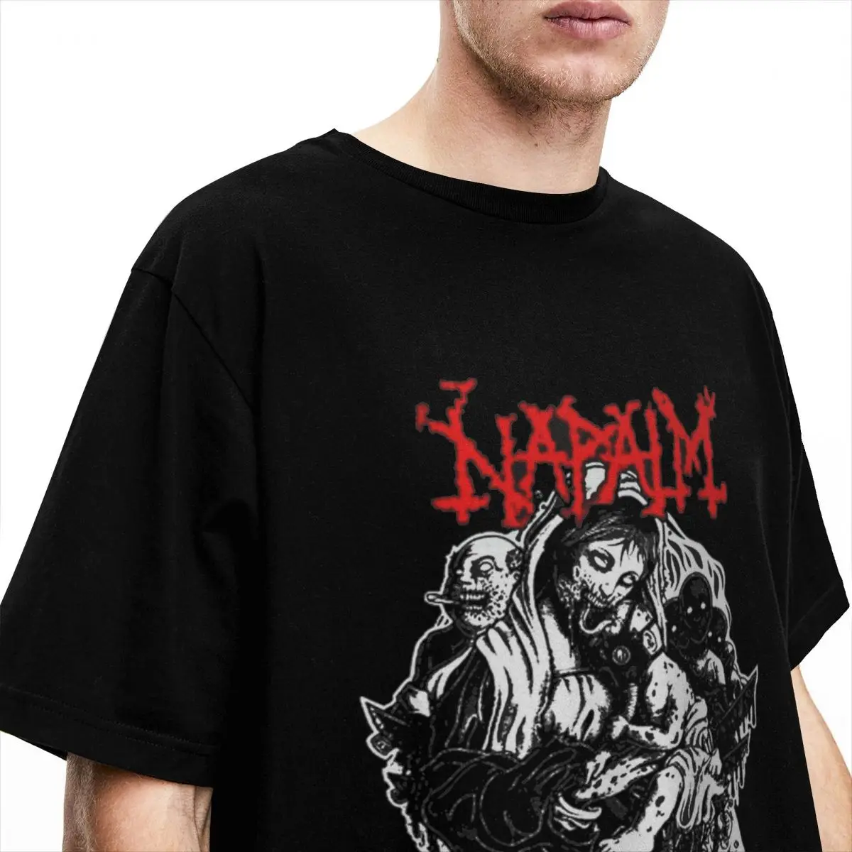 Rock Heavy Metal Napalm Death Band Men Women T Shirts Accessories Novelty Tee Shirt T-Shirts Pure Cotton Adult Clothing