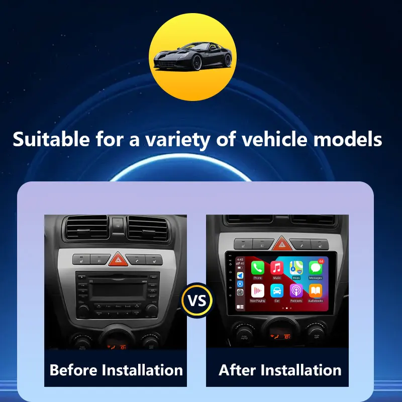 Car Radio Video Audio Multimedia Player for Kia Morning picanto 2007 - 2011 Android 15 DSP Stereo Wireless CarPlay GPS Navi WiFi