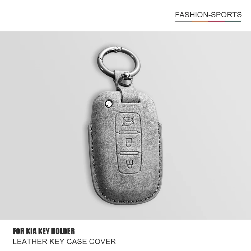 

For Hyundai IX35 Elantra Sonata 8 9 For Kia Sportage K5 K2 Sorento Optima Forte Leather Car Key Case Cover Protector Shell Fob