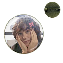 Pink Bow Will Graham I Am Insane Funny Meme Button Retro Glass Pin Badge Hannibal Brooch Bag Accessories Decor Fans Collect Gift