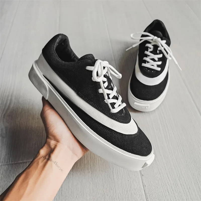 

Shoes for Men Fad Casual Shoes Breathable Anti Slip Canvas Footwear Men's Outdoor Comfort Walking Board Shoes Zapatillas Hombre