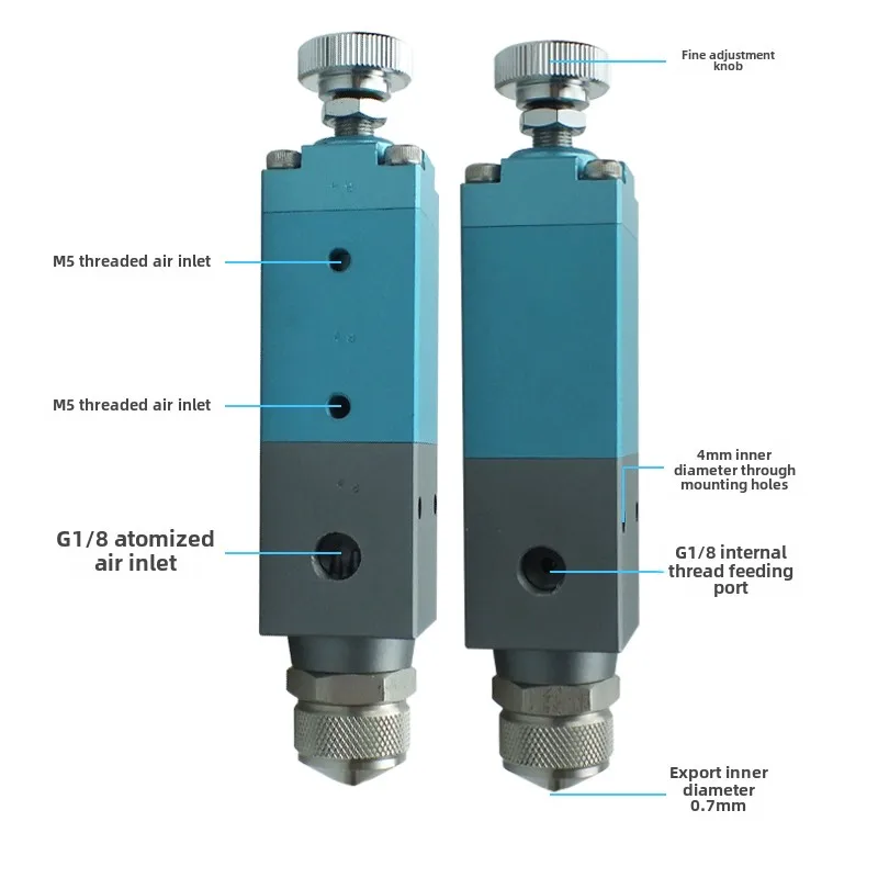 Precision Single Liquid Dispensing Valve, DJF-46 High Pressure Industrial Valve for Silicone, UV Glue and Anaerobic Grease