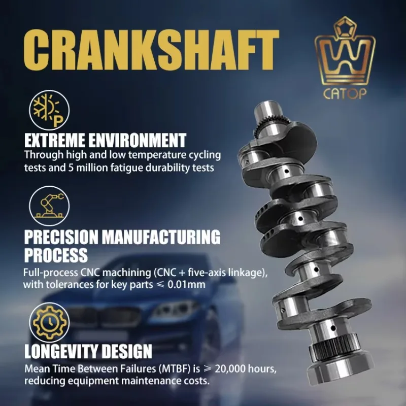 

Factory Supply RD8 RE8 Engine Crankshaft For NISSAN 12200-97506 12200-97511/97570/97607 Crankshaft RD8 RE8 NISSAN Crankshaft