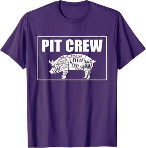I'd Smoke That Patriotic BBQ American Flag 4th of July Herren-T-Shirt BBQ Barbeque Der beste Begleiter für PitMaster. Das Pit-Crew-T-Shirt – Detail 10