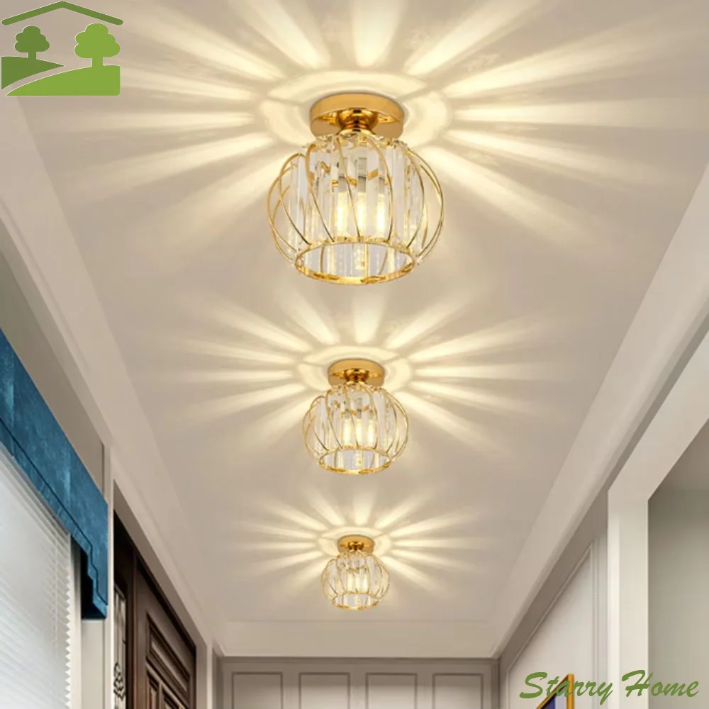 Home Decor Luxury Crystal Crystal Ceiling Light Modern Minimalist Channel Track Ceiling Light Luxur Lighting Fixture Dining Room