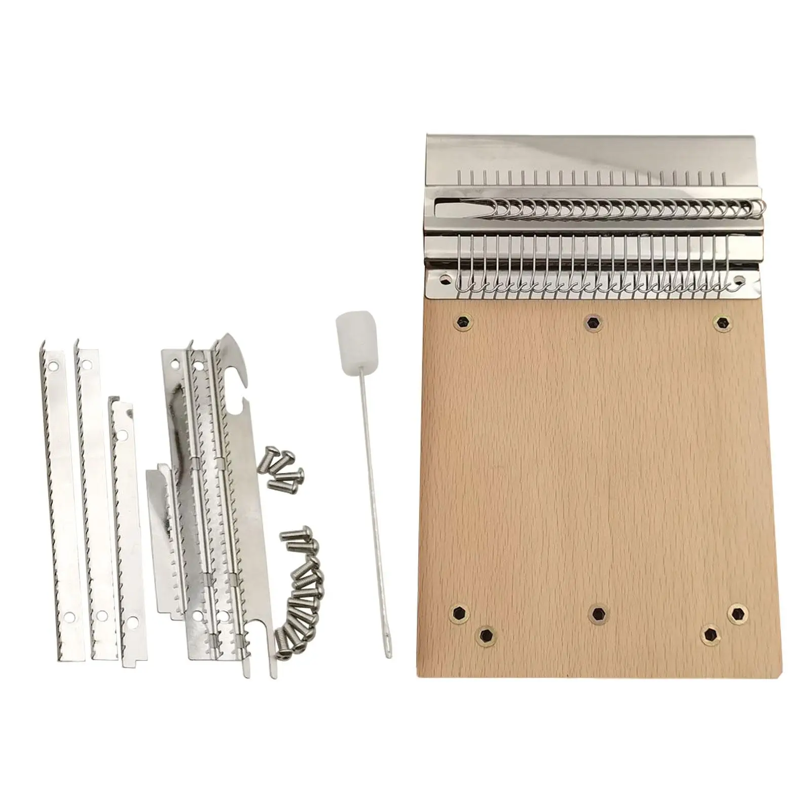 

Набор для ткачества: маленький ткацкий станок для гобеленов своими руками, прочный деревянный/металлический каркас, инструмент для ремонта и вязания