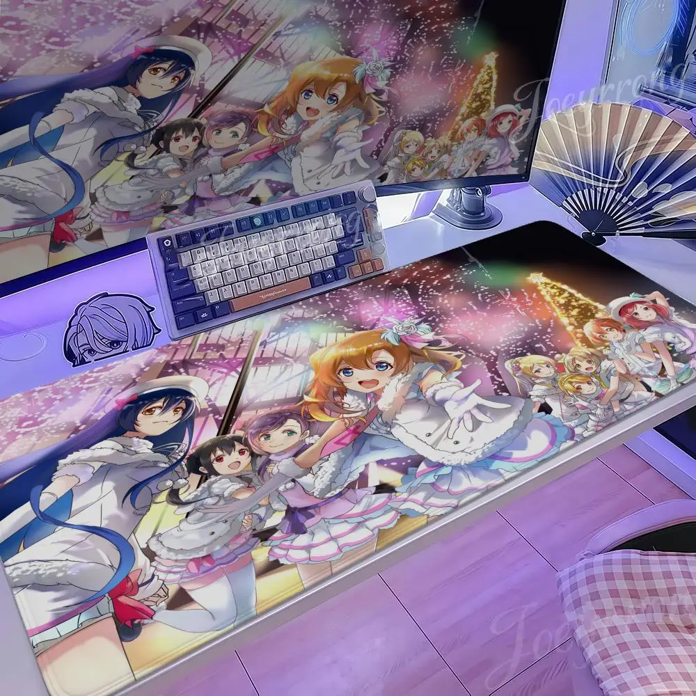 

Love Live School Idols Mouse Pad 1000x500 Hot Anime Taro Sakamoto Days XXL Large Gaming Non-slip Office Keyboard Mats Desk Mat