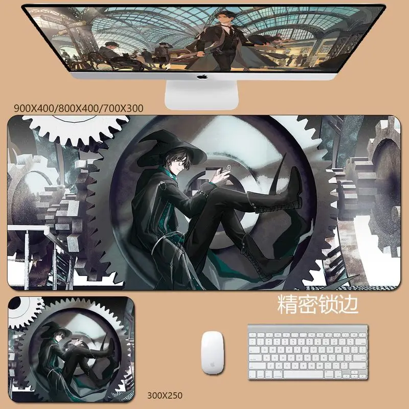 Chinese Novel  Lord of the Mysteries Mousepad Keyboard Mouse Set Notebook Desk Protector Big Table Mat Place Pad Textile
