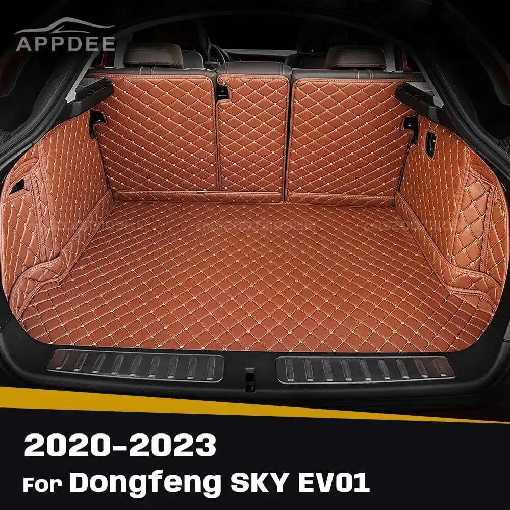 

Для Dongfeng SKY EV01 2023-2024 автоматический коврик для багажника с полным покрытием, автомобильный антигрязный коврик, защитный коврик, грузовой вкладыш, аксессуары для интерьера