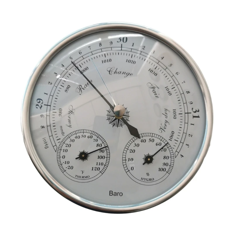 3 in 1 Pressure Temperature Humidity Gauge Multifunctional Measurement Meter