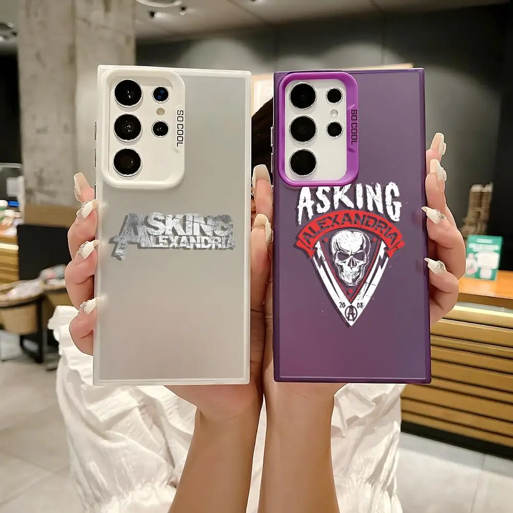 حافظة لهاتف سامسونج جالاكسي S25 Edge S24 S23 S22 S21 S20 Ultra Funda غطاء فضي من السيليكون