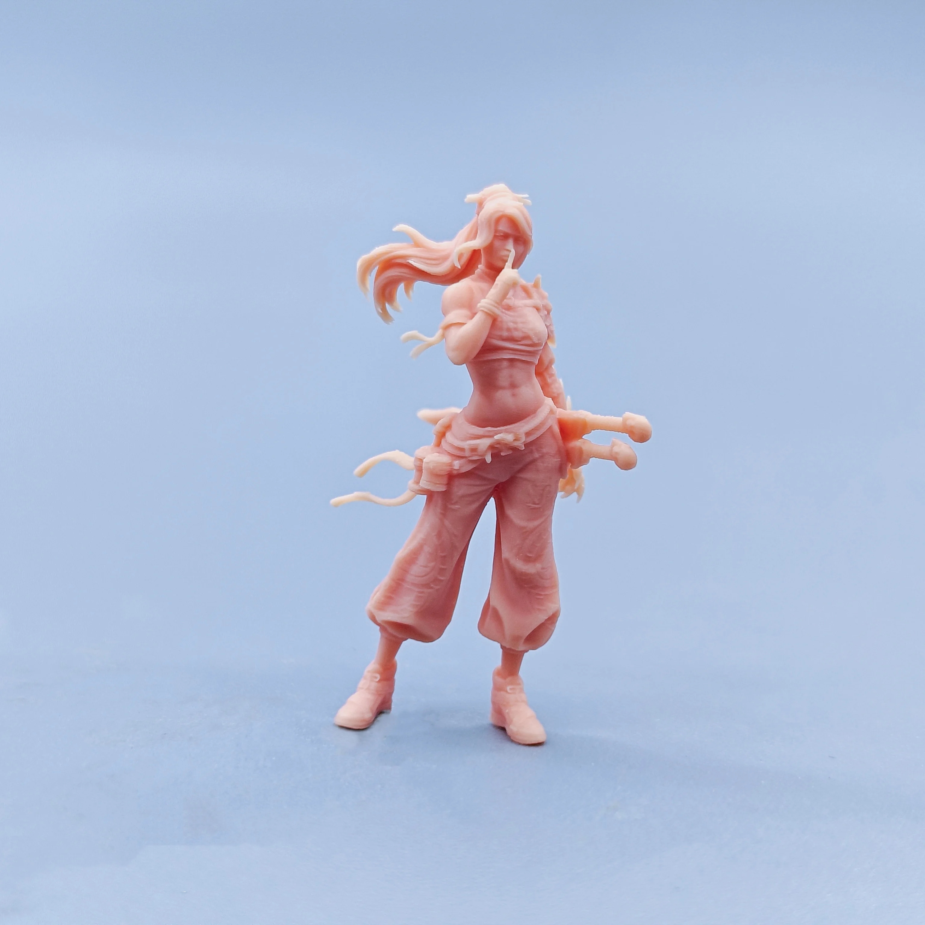 1/64 Figuren, Maßstabsmodell, Kunstharz, The Cool Female General Booed, ungefärbte Miniaturen, Diorama, handbemalt, D515