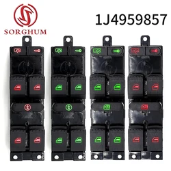 SORGHUM 1J4959857A 1J4959857D For VW Golf MK4 Jetta 4 Bora Passat B5 Seat Leon Toledo Window Master Switch Console Child Button