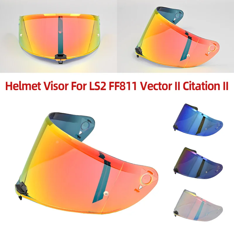 Motorcycle Helmet Face Shield Visor Replacement for LS2 FF811 Vector II Citation II Durable Casco Windschlüpfrig capacete moto