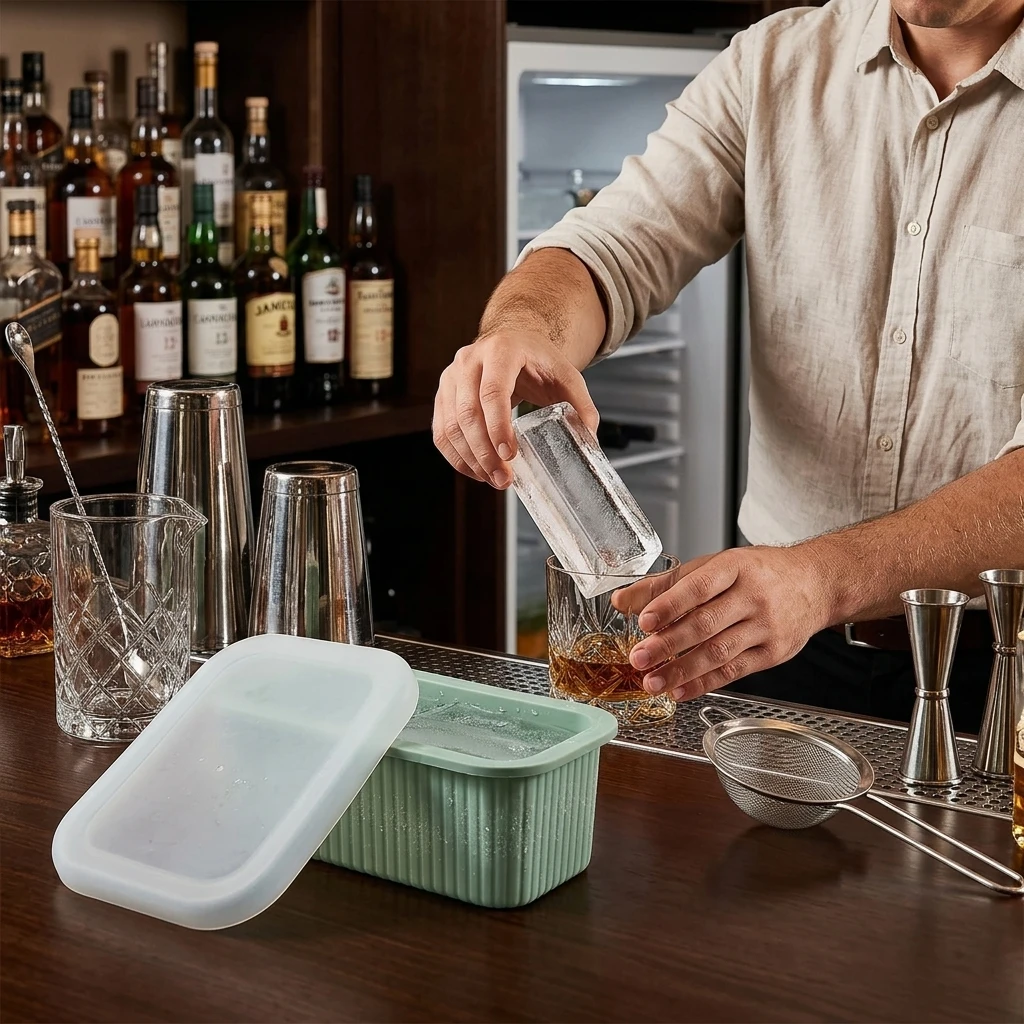 Kitchen Essentials Baking Tray - Forma de Gelo Grande para Bar