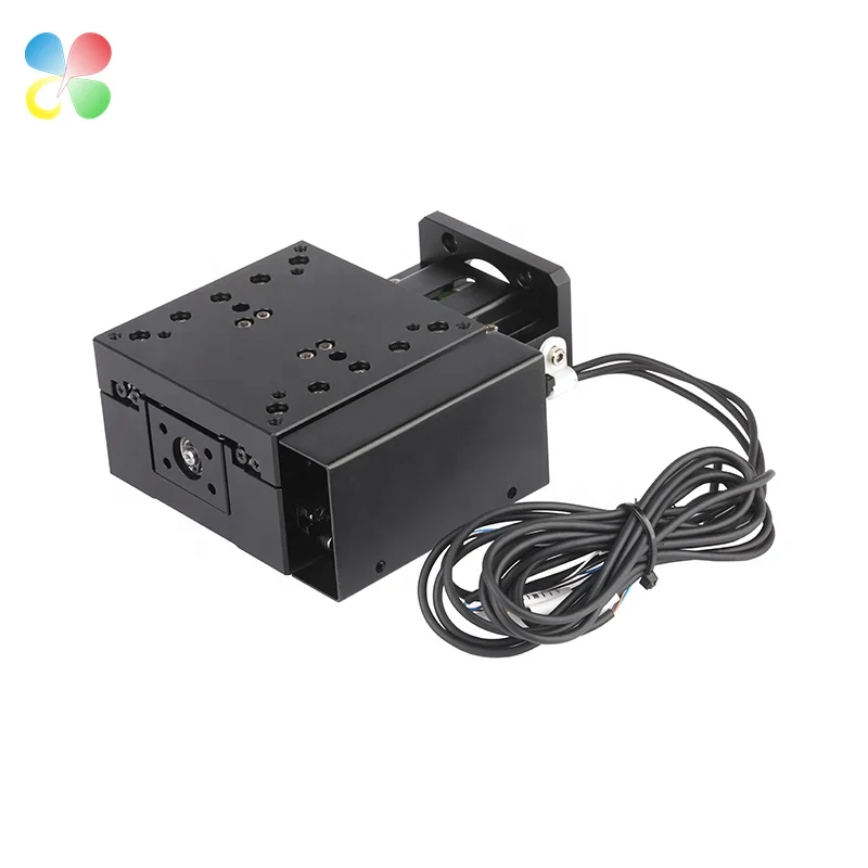 C&K JMX 60mm Electric Translat Platform X Axis Stage Microscope Station Durable Motorized Linear Stage For Optical Positioning