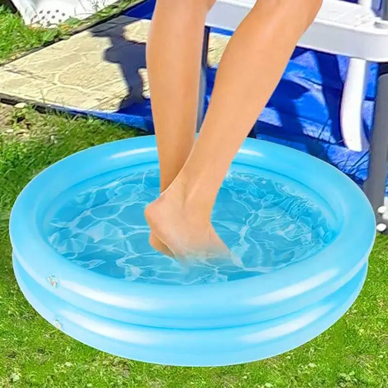 Inflatable Foot Bath Portable Foot Bath Foot Soaking Bath Basin To Clean Feet Entry Ladder PVC Foot Baths For Pools Accessories