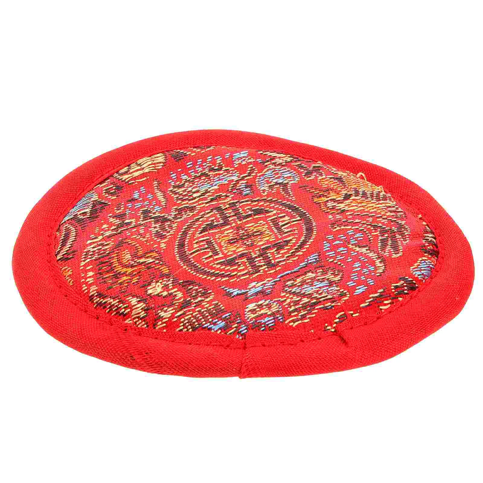 Singing Bowl Cushion Buddha Sound Pillow Mat Meditation Pad Fabric Tibetan