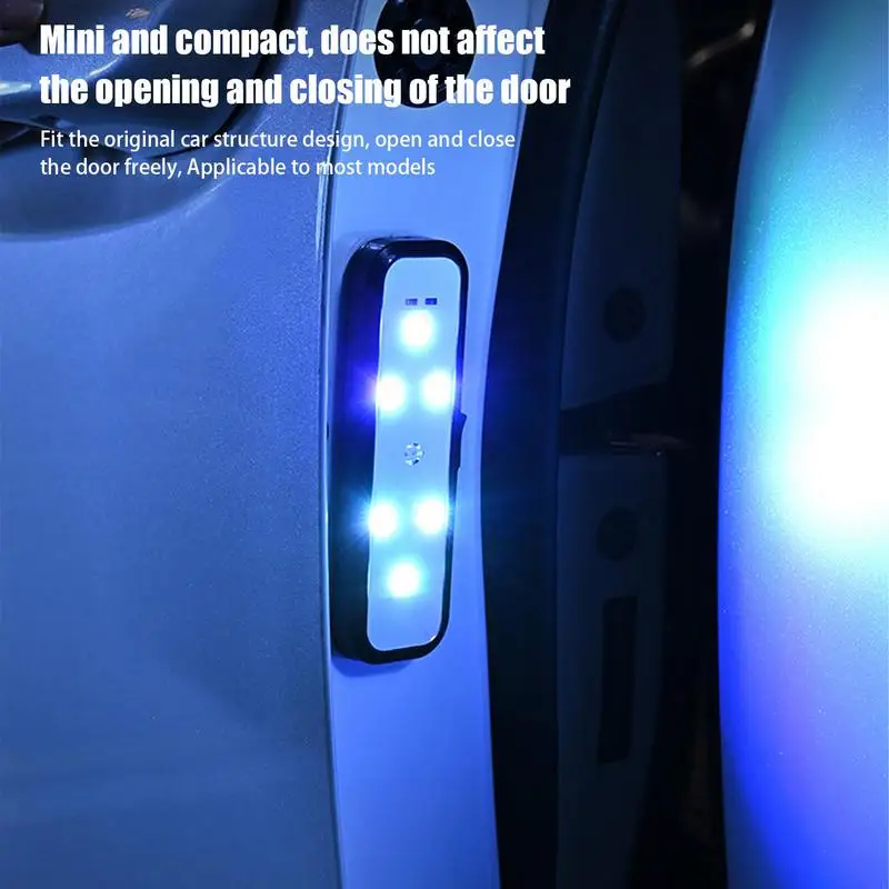 Door Light For Car Auto Welcome Intelligent Sensing Light High Brightness Warning Lights Energy Saving Lights For Most Vehicles