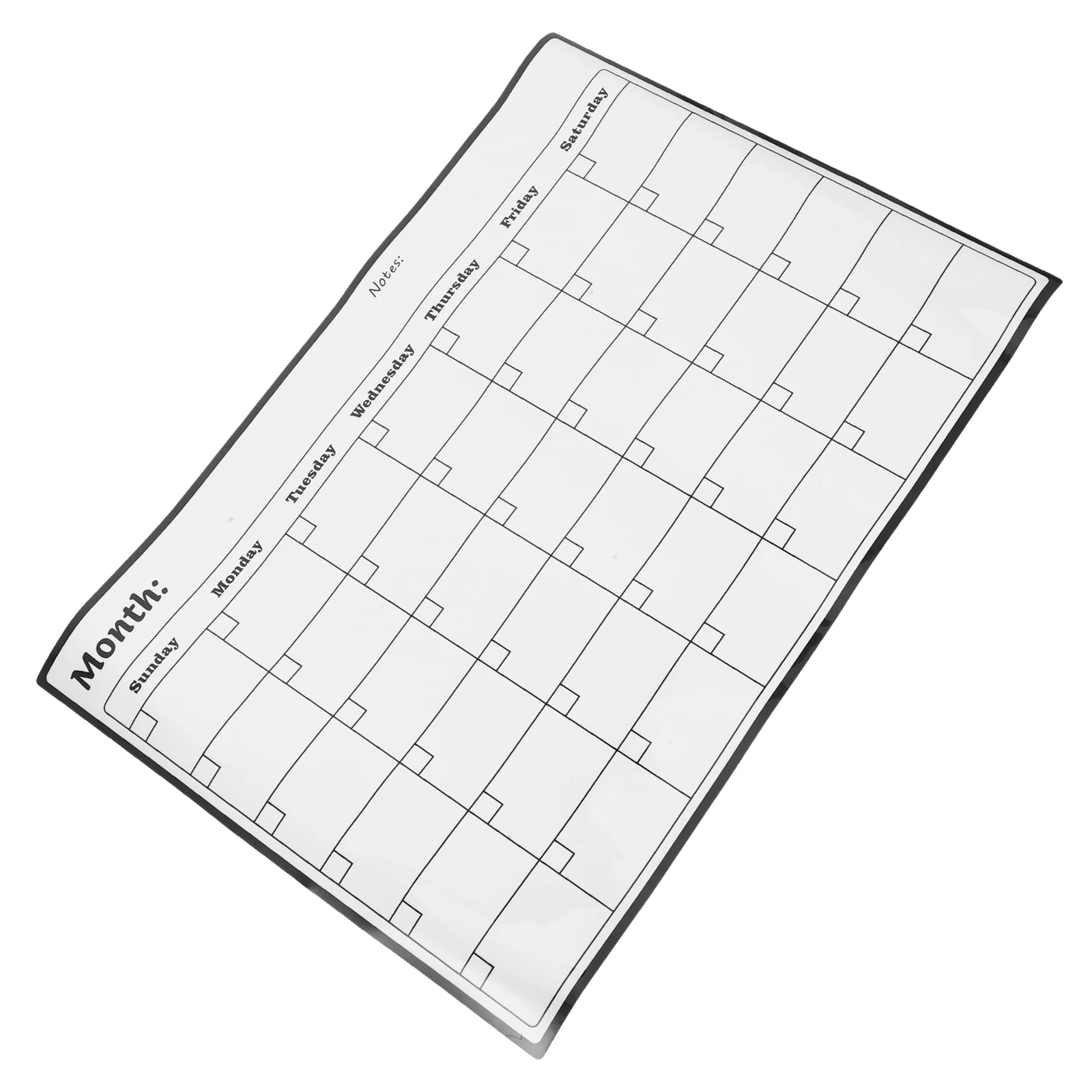 

Magnetic Dry Erase Schedule Board A3 Monthly Planner Reusable Whiteboard Calendar for Home Office Fridge