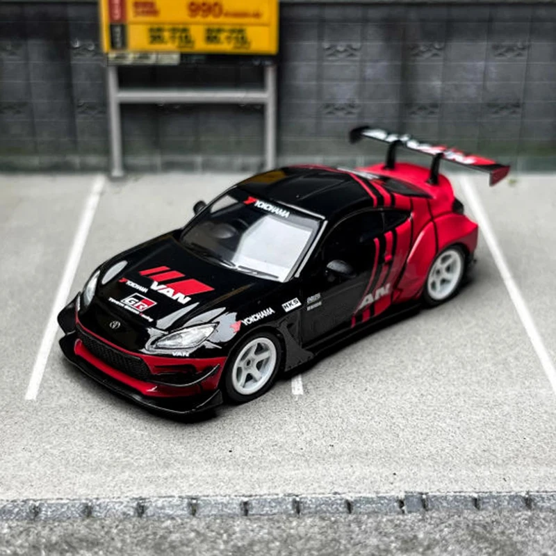 

МИНИГТ 1:64 # 956 GR86 HKS TYPE R модель автомобиля из сплава, классический сувенир для взрослых, подарок, статический дисплей