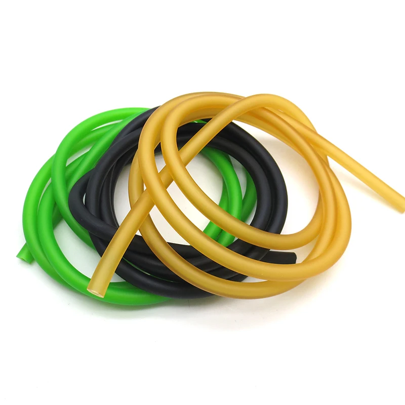 5-50Meters 3070 Black Rubber Band  Used For Hunting  Slingshot InterDiameter 3mm  Out Diameter 7mm