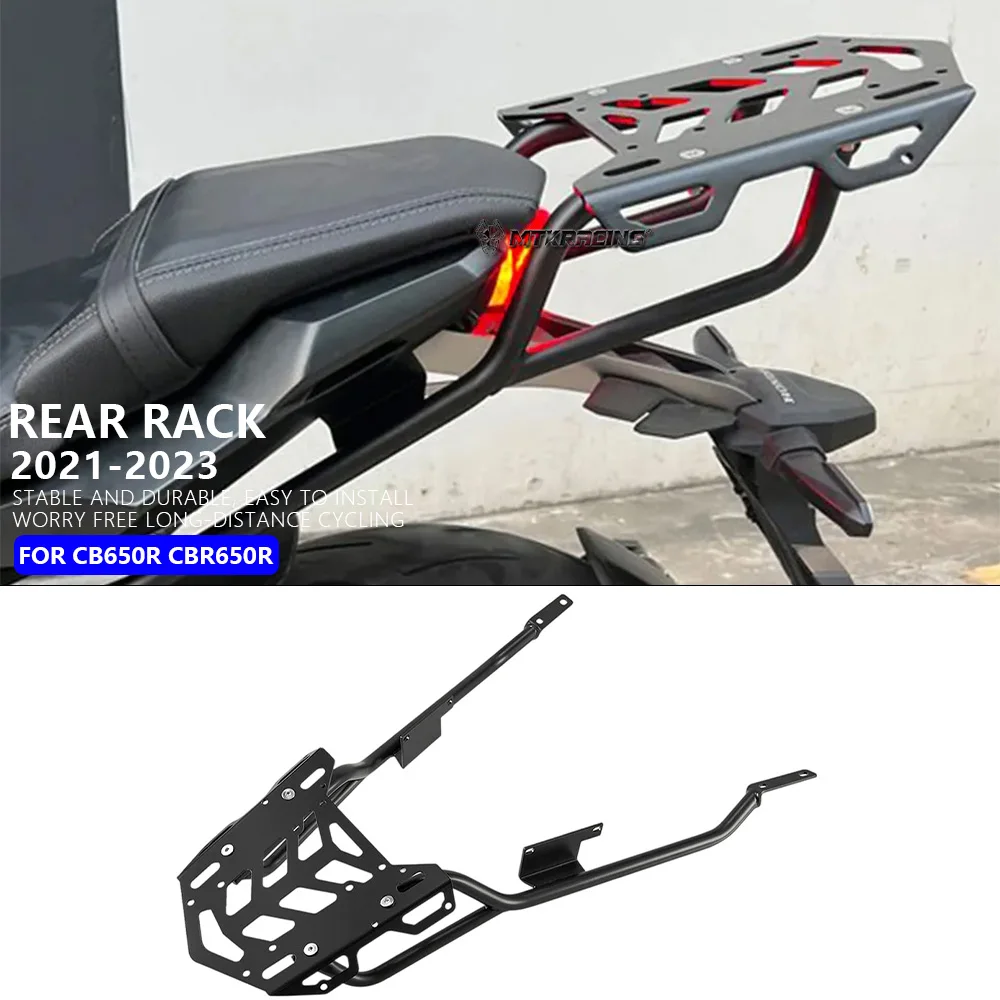 

For HONDA CB650R 2021-2023 Motorcycle Accessories Rear Luggage Rack Carrier Case Top Box Shelf Holder Support Fit