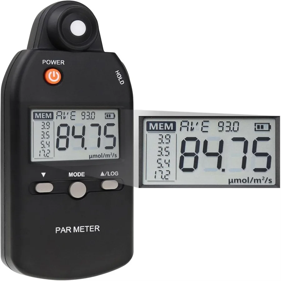 Luminous flux meter Photosynthesis radiometer PPFD