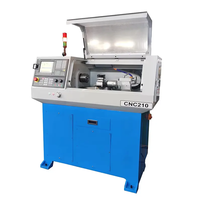 Mini tornio CNC Hine CNC210A Servomotore Sistema Alfa