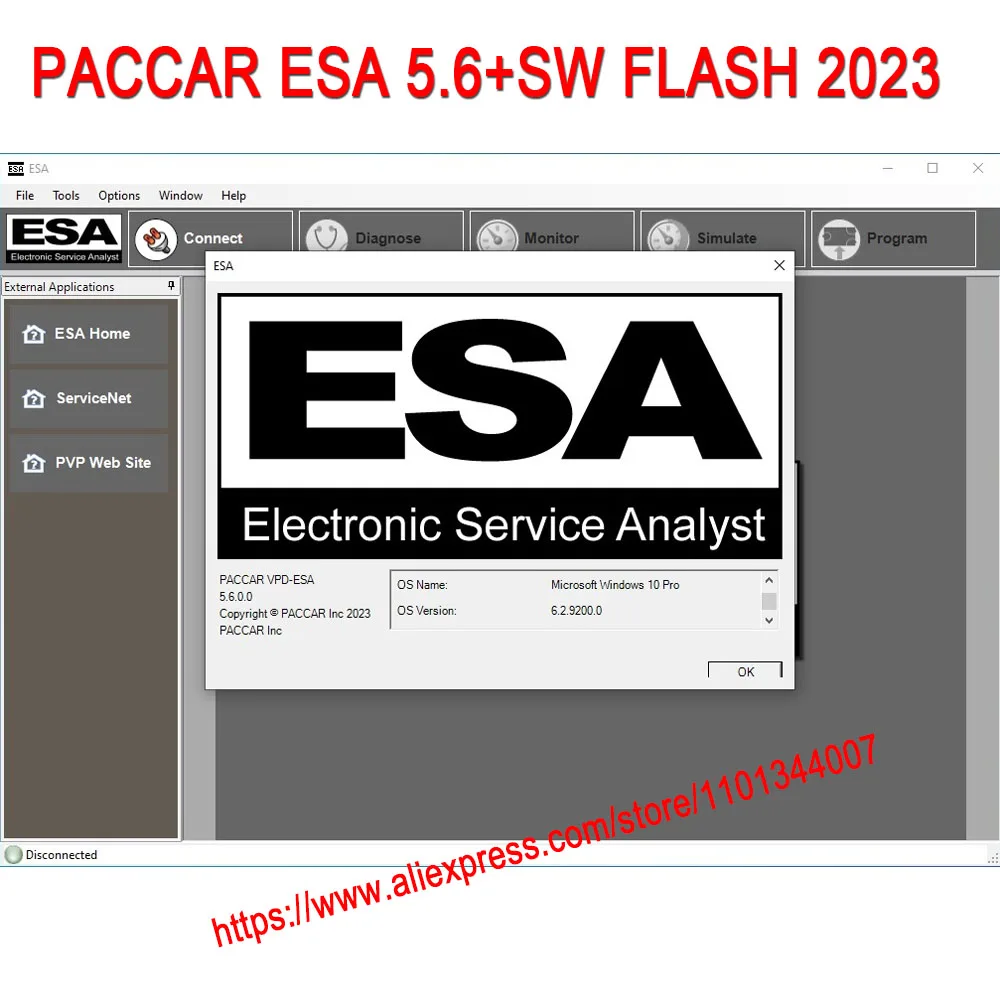 

2023 ESA Electronic Service Analyst 5.6 + 2023 SW FLASH FILE+Keygen UNLOCK For Paccar