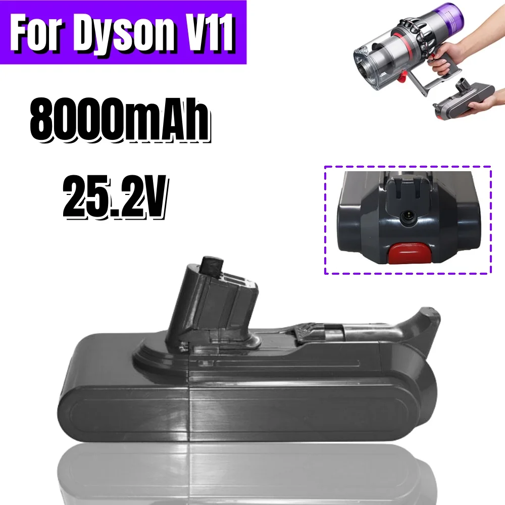 Литий-ионная аккумуляторная батарея SV14 8000 мАч 25,2 в для пылесоса Dyson V11 Absolute V11 Animal 970145-02