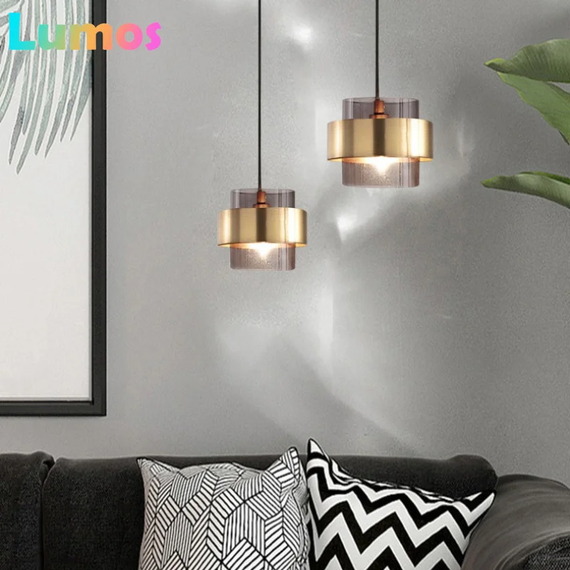 

Modern Glass Chandeliers Lighting bedroom Decor Dining Room Pendant Light Kitchen Fixture Hanging Lamp Restaurant Bar Lustres