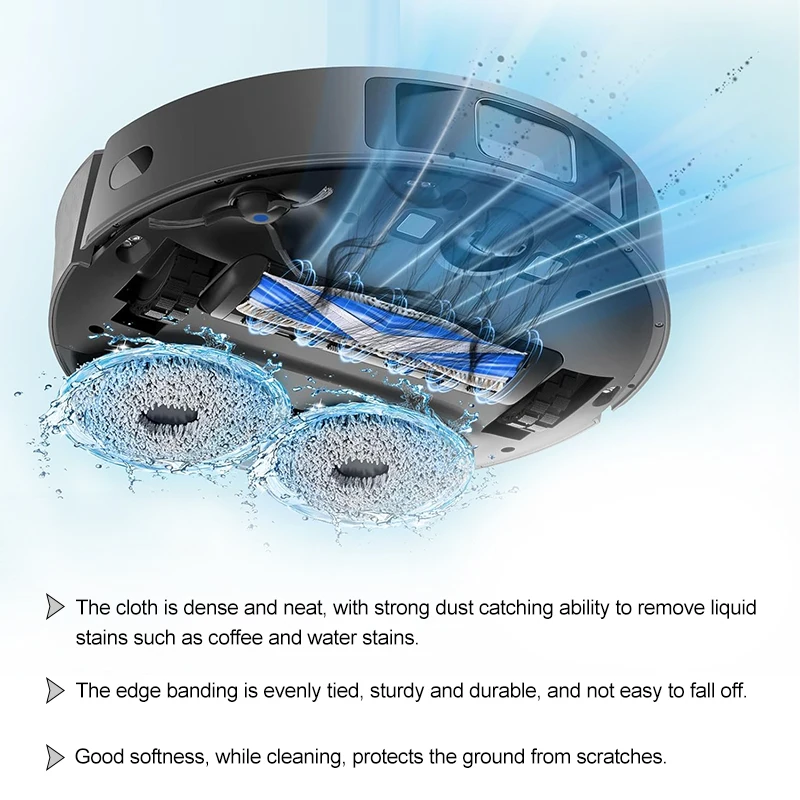 For ECOVACS DEEBOT T30S / T30 PRO / T30 Omni /  T30S Combo Robot Vacuum Accessories Main Side Brush Mop Filter Dust Bags parts