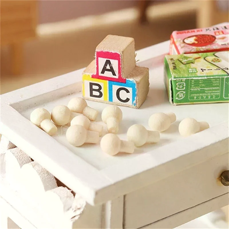 10 pçs 1:12 casa de bonecas em miniatura maçaneta da porta gaveta puxar janela lidar com móveis ferragem modelo casa decoração brinquedo