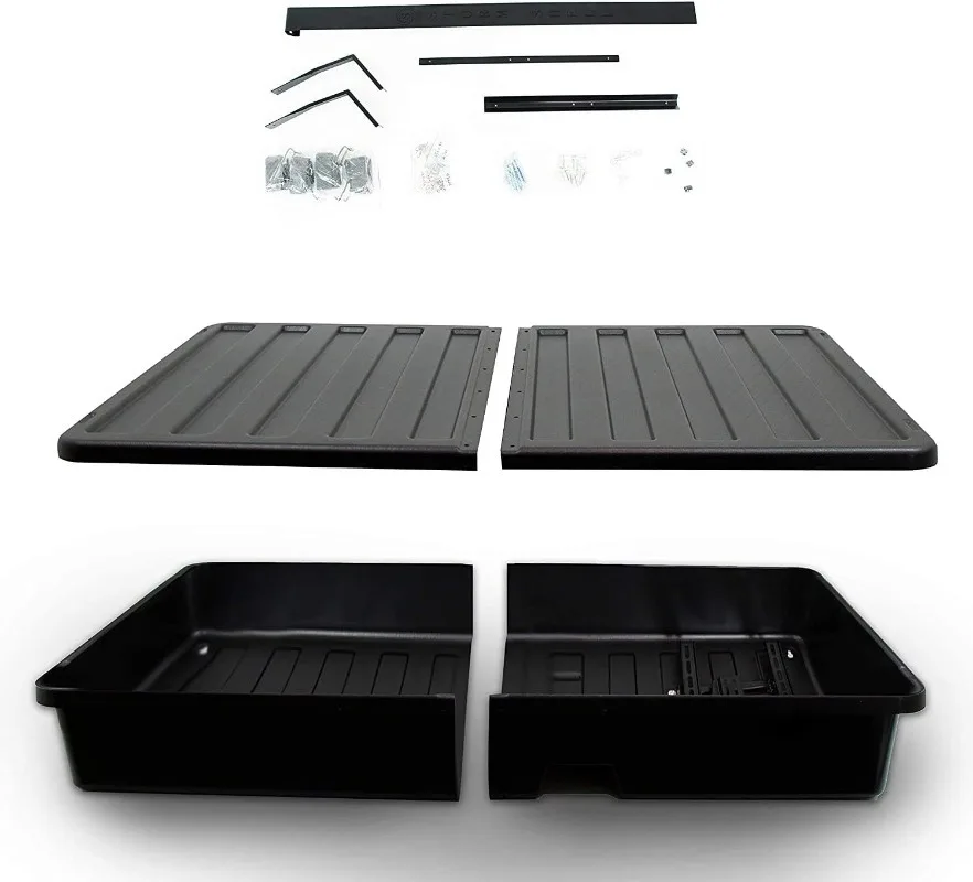 غطاء صلب للتلفزيون الخارجي حماية ضد الطقس للتلفزيون - يتصاعد على اليمين على الحائط - جدار التلفزيون (45-55 بوصة)، أسود