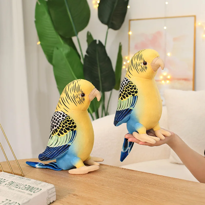 

Реалистичные плюшевые игрушки Budgerigar, мягкие милые животные, тукан, попугай, мягкая кукла, мягкие игрушки в виде птиц, имитация домашнего декора, креативный подарок