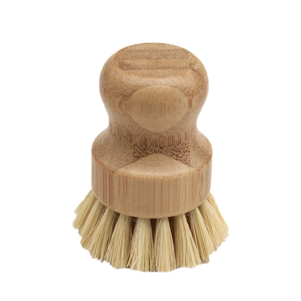 

Bamboo Disc Kitchen Cleaning Wok Cleaning Whisk Tools Wok Pan Scrubber Oilproof Palm Dishwasher Safe