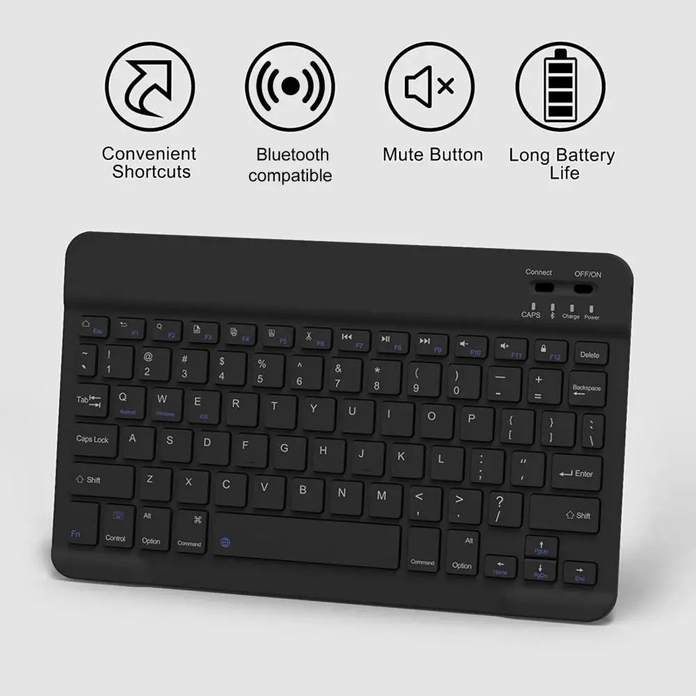 Tablet Keyboard Laptop Tablet Keyboard Colorful Wireless Bluetooth-compatible Keyboard Protective Case for Samsung Tab S9