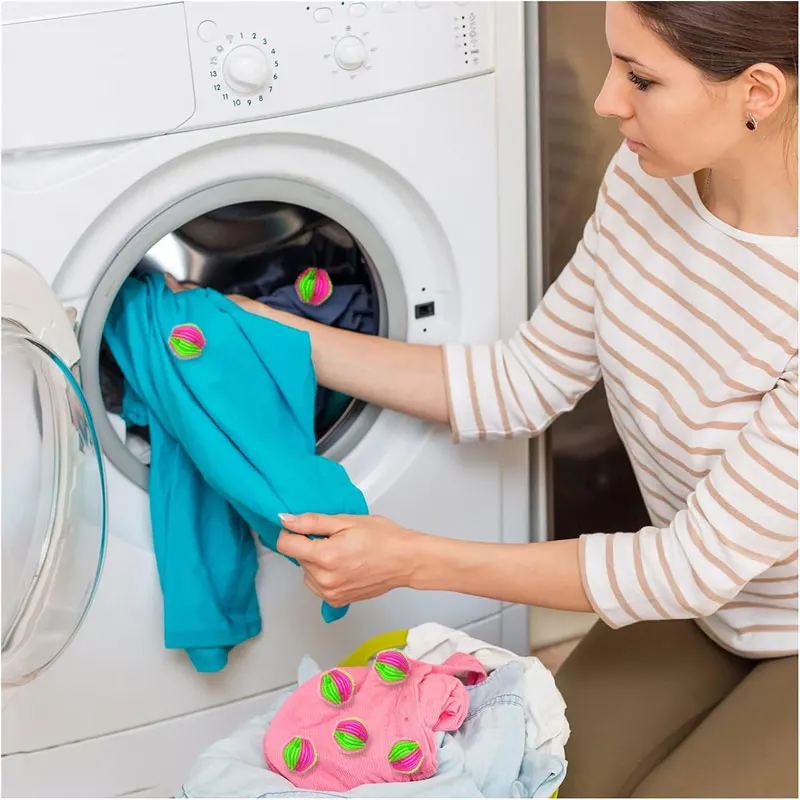 12/1pcs Washing Machine Laundry Balls Hair Remover Lint Catcher Fluff Cleaning Balls Reusable Dirty Collection Laundry Ball