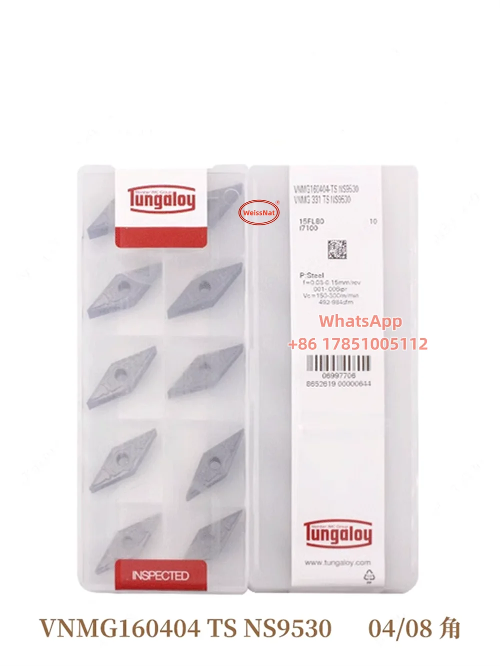 TUNGALOY VNMG160402 VNMG160404 VNMG160408 VNMG160412 NS9530 T9015 T9025 T9115 T9125 T9215 AH8015 Carbide Insert VNMG Inserts