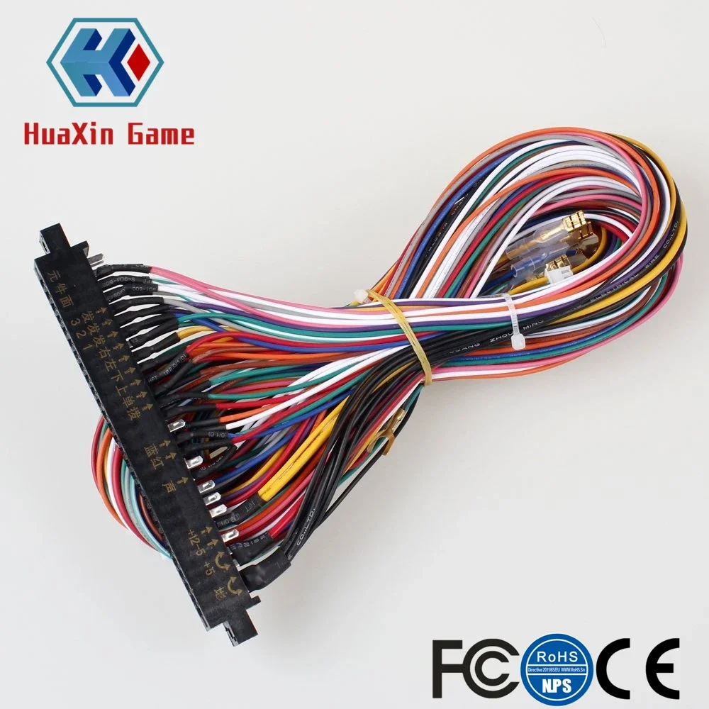 Arcade JAMMA 56 Pin Interface Cabinet Wire Wiring Harness PCB Cable For Arcade Game Consoles Jamma 60-in-1 board & Pandora box