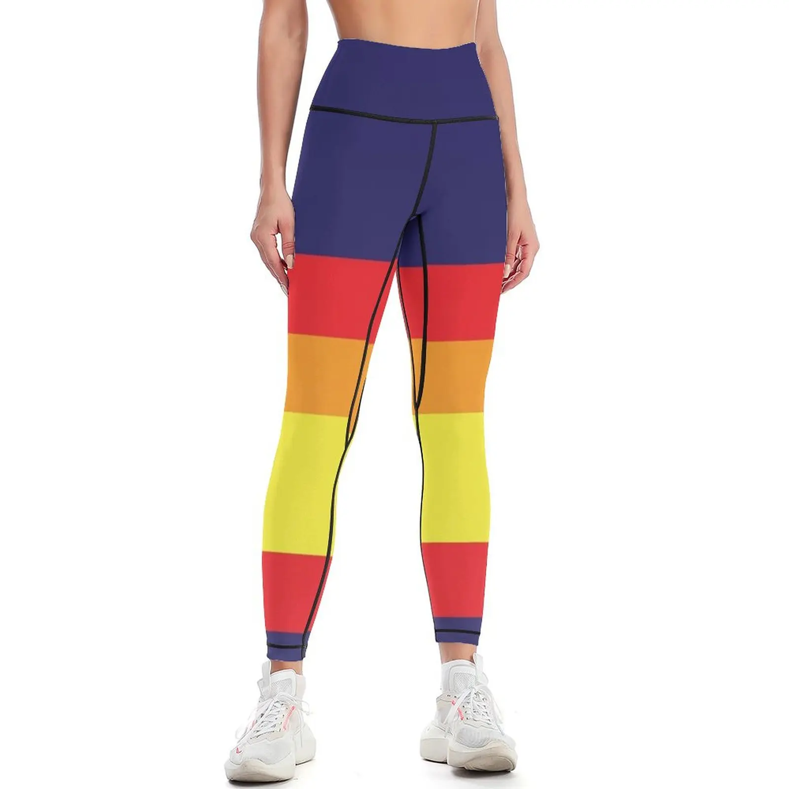 Houston Champ Multistripe Leggings sportswear gym Women's tights Womens Leggings