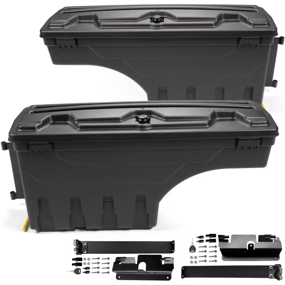 

Secure Lockable Storage Box for 2007-2018 1500, 2500, 3500 Truck Beds - Fits Both Sides