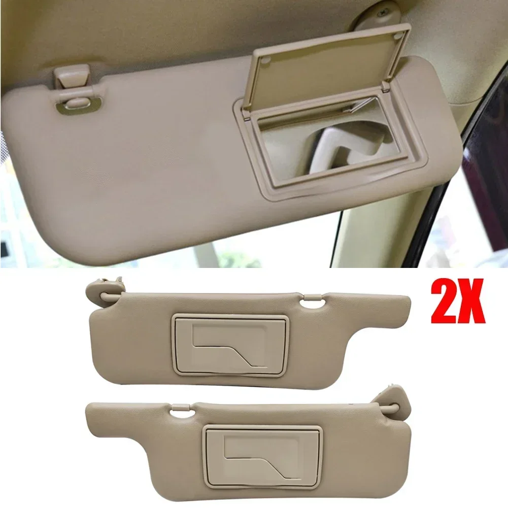 

Sun Shielding Board Car Sun Visor For Car Stable Characteristics Mirror Material Perfect Match Easy Installation