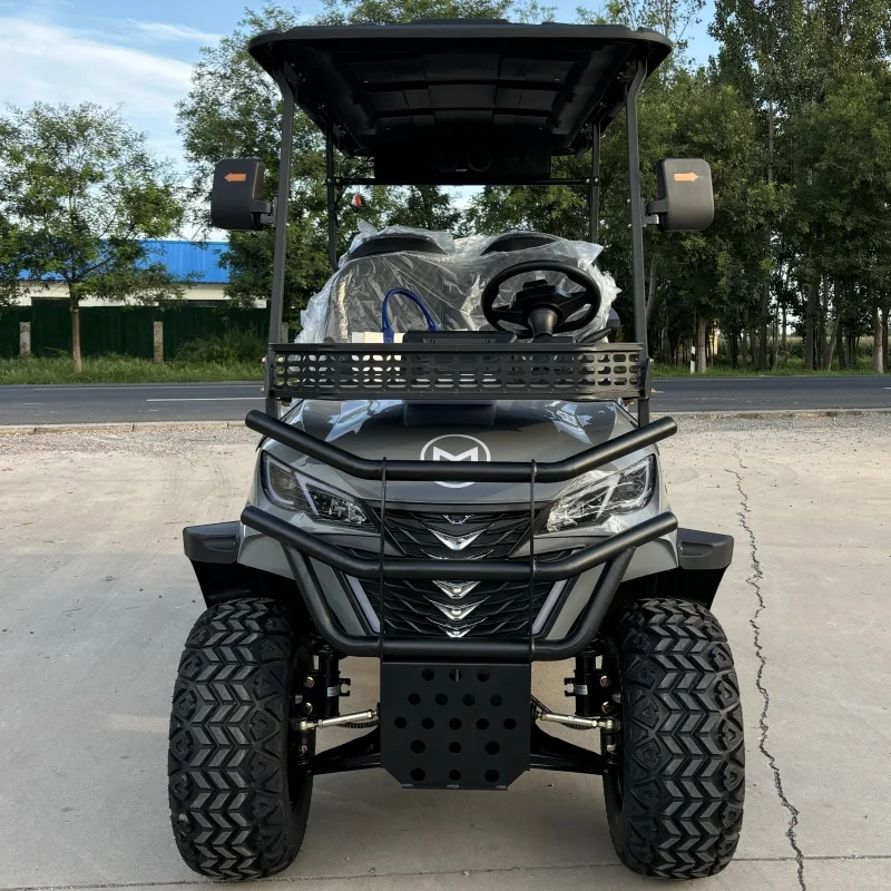 Wholesale Golf Cart Wear Resistant Golf Electric Car Full Car Leather Seats Driving Comfortable And Safe 4 Seat Golf Cart