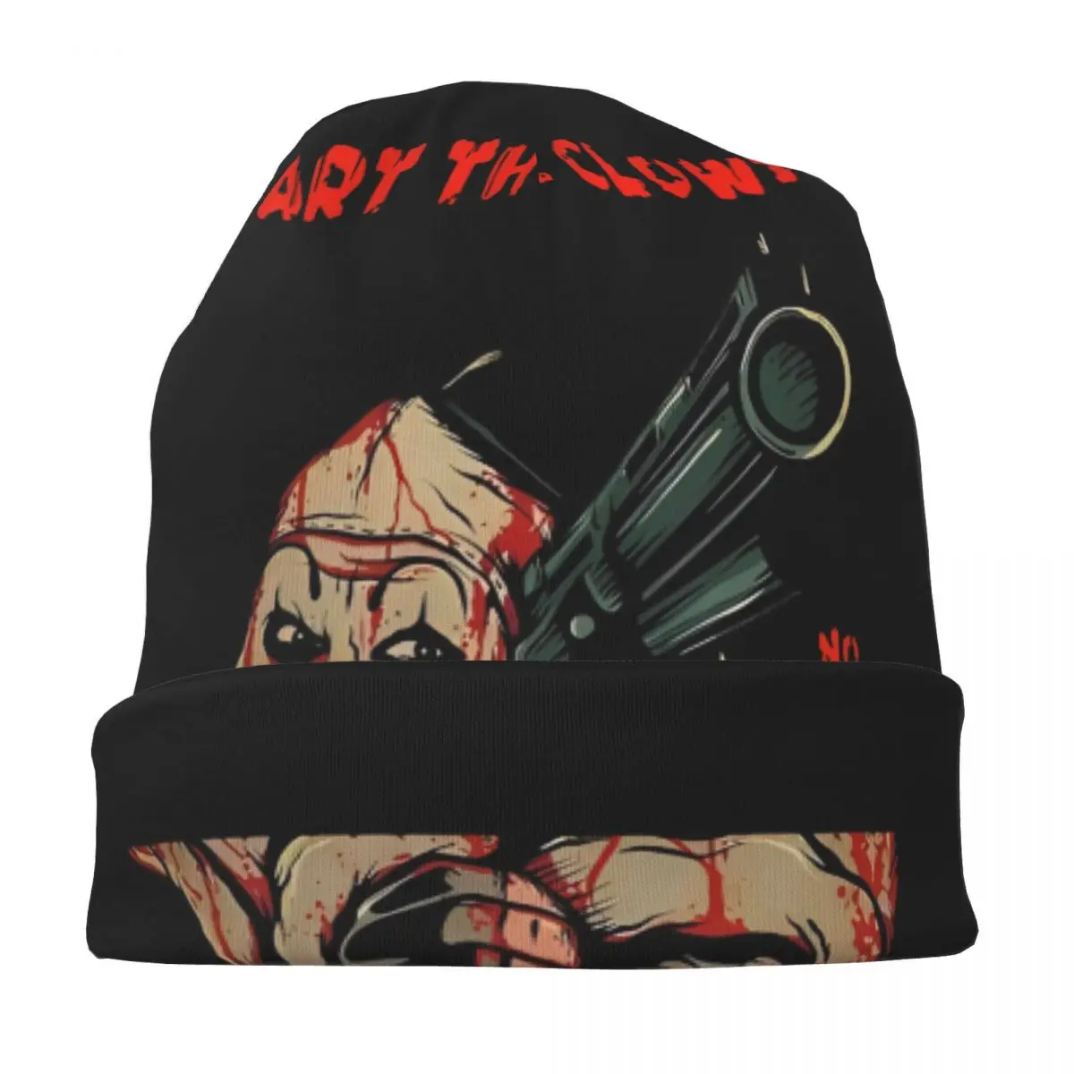 Terrifier Art The Clown Bonnet Hats Vintage Outdoor Skullies Beanies Hats for Men Women Spring Dual-use Cap