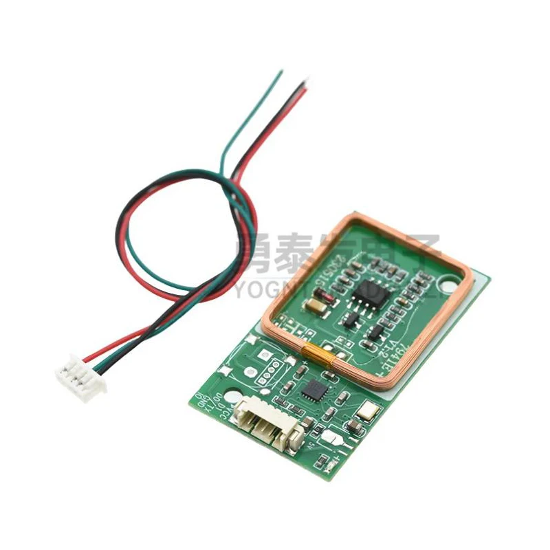 RFID Reader Wireless Module UART 3P 125KHz Card Reading EM4100 8CM DC 5V