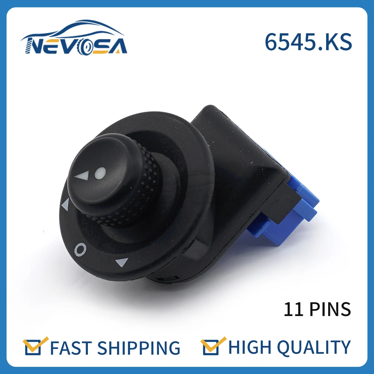 

Nevosa 6545.KS 6545KS Car Door Adjust Knob Side Mirror Switch For Peugeot Partner 1007 For Citroen C2 C3 Xsara Picasso Berlingo